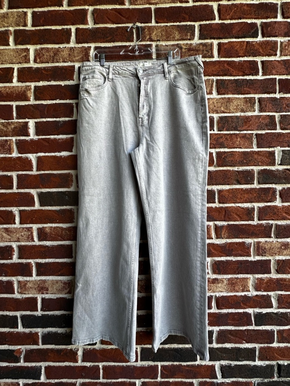 cleo Metallic Silver Bootcut Jeans